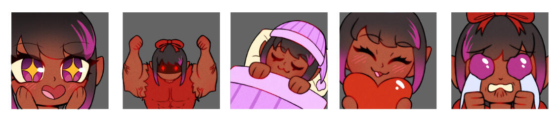 hype | stronk | sleep | heart | cry